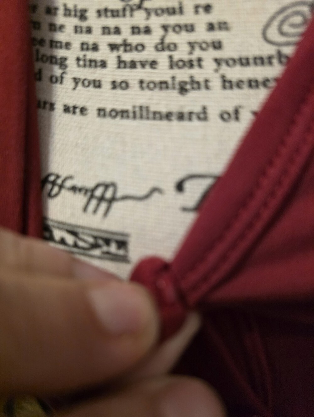 Red Button-Front Long Sleeve Cardigan - Picture 7 of 9